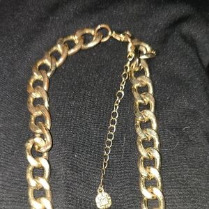 Monet Vintage Gold Tone Chain Necklace